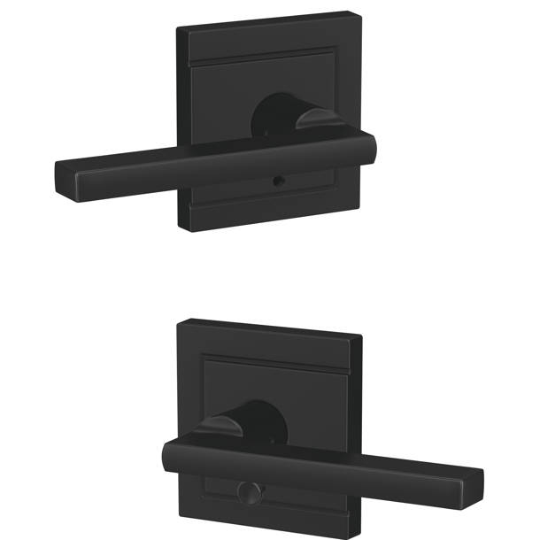 Schlage Custom Latitude HallCloset and BedBath Lever with Upland Trim